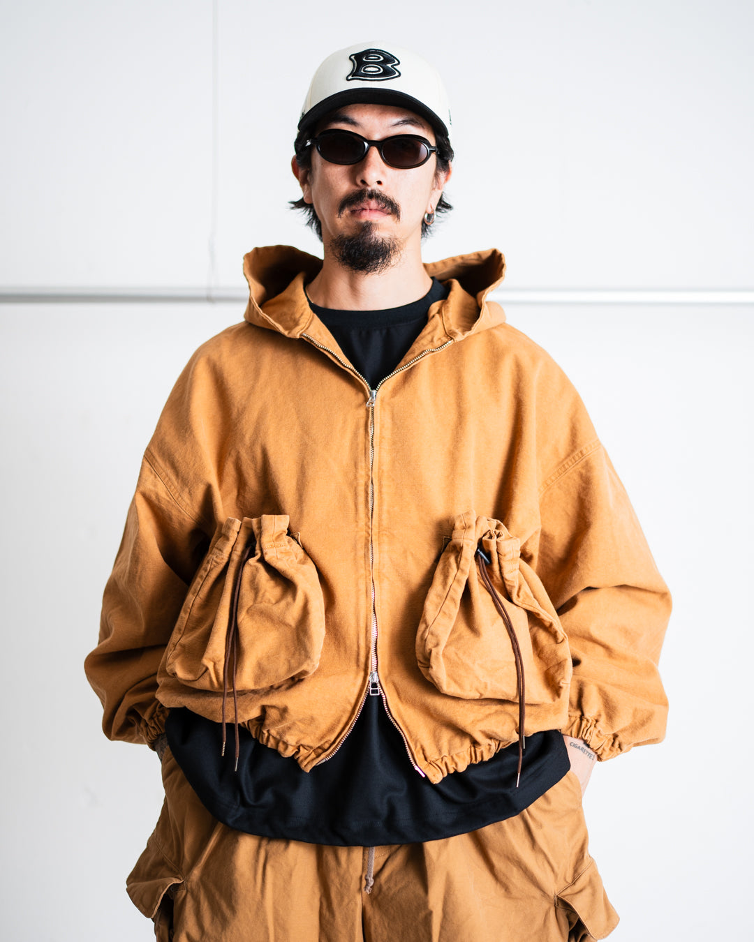 refomed "KINCHAKU" DUCK HOODIE