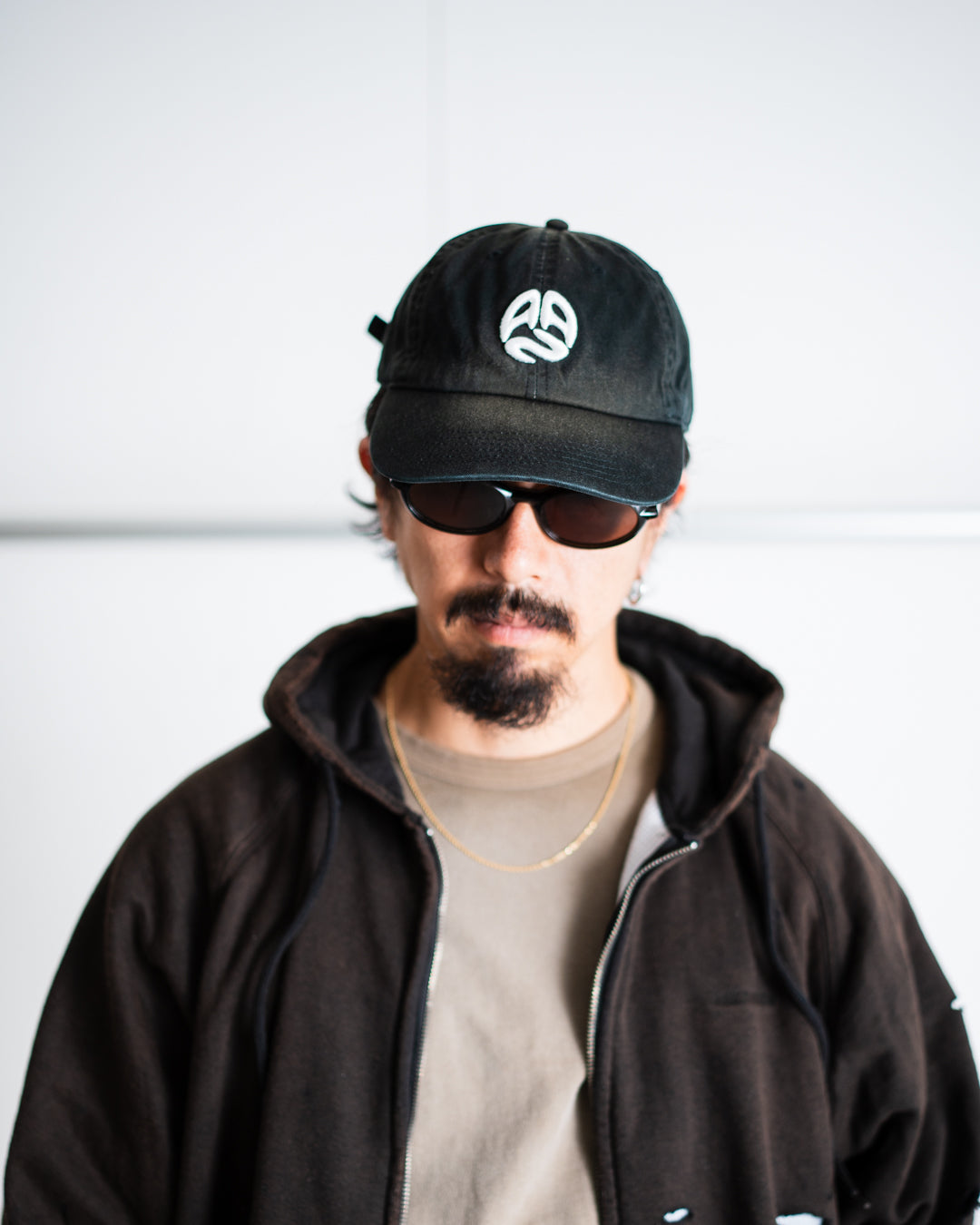 ANACHRONORM SUN FADED ROUND LOGO CAP