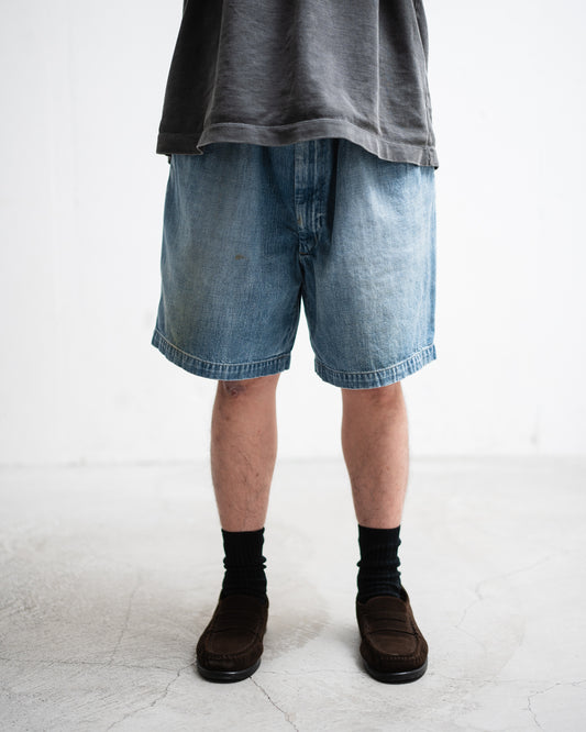 BOWWOW US ARMY DENIM SHORTS AGED