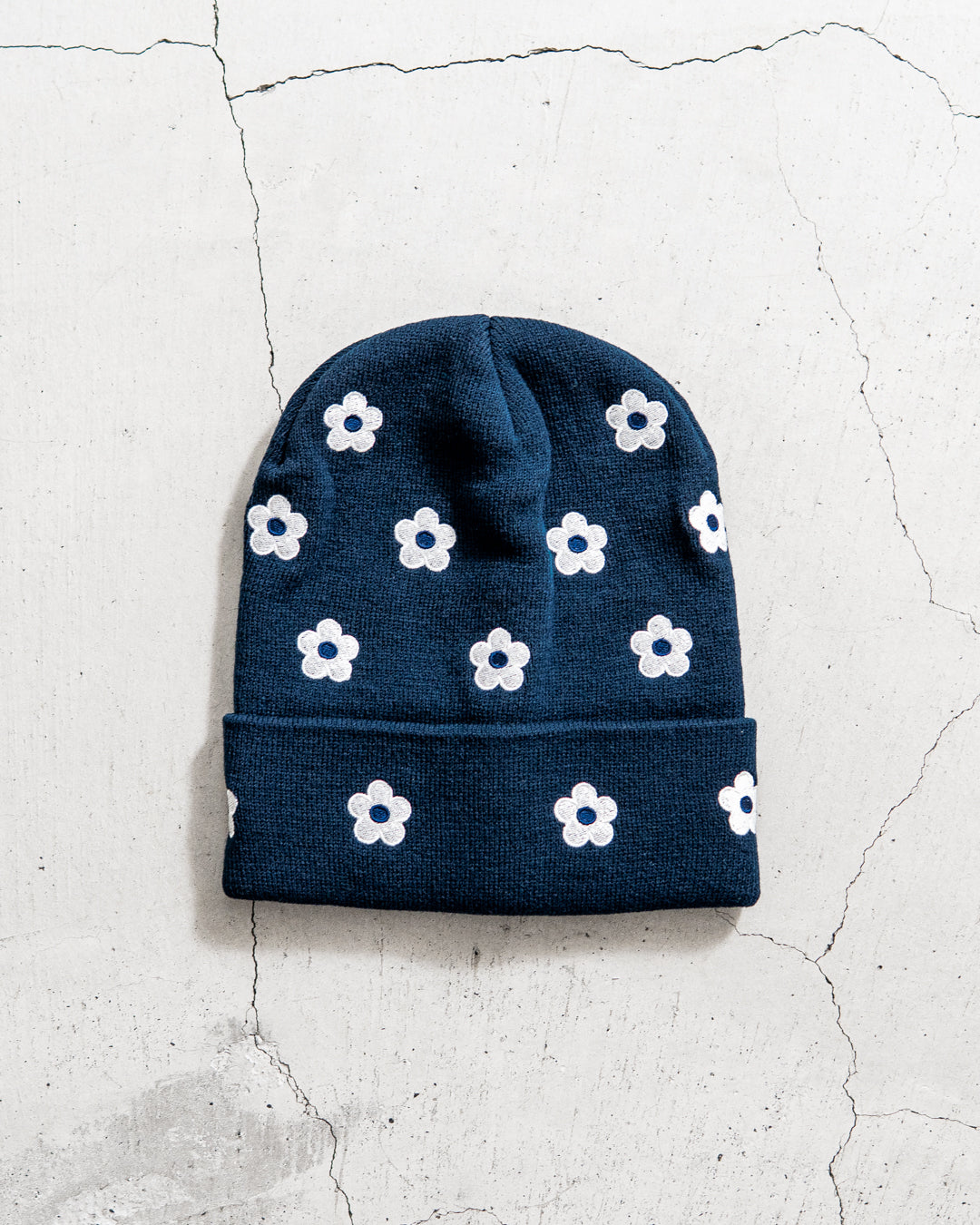 NICK GEAR Flower Embroidery beanie