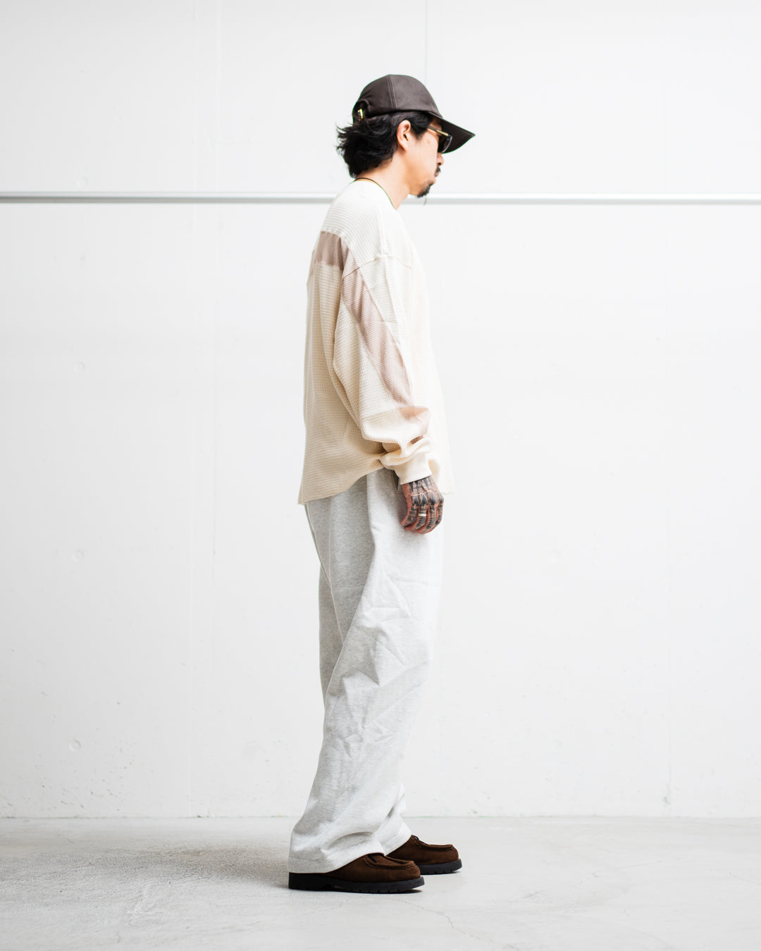 ROTOL MILD WAFFLE SWITCH LONG SLEEVE TEE