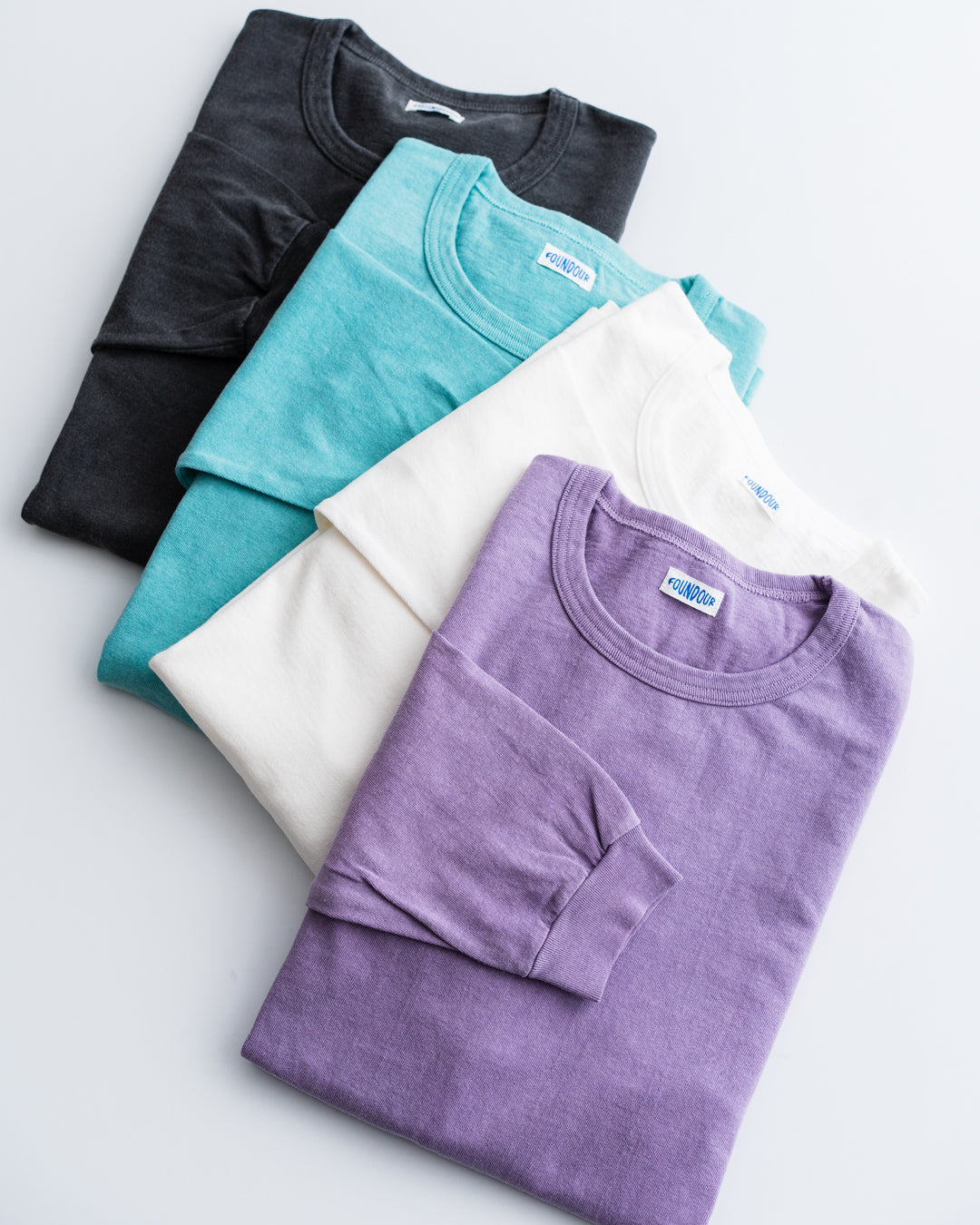 FOUNDOUR LONG SLEEVE FADE TEE SHIRT