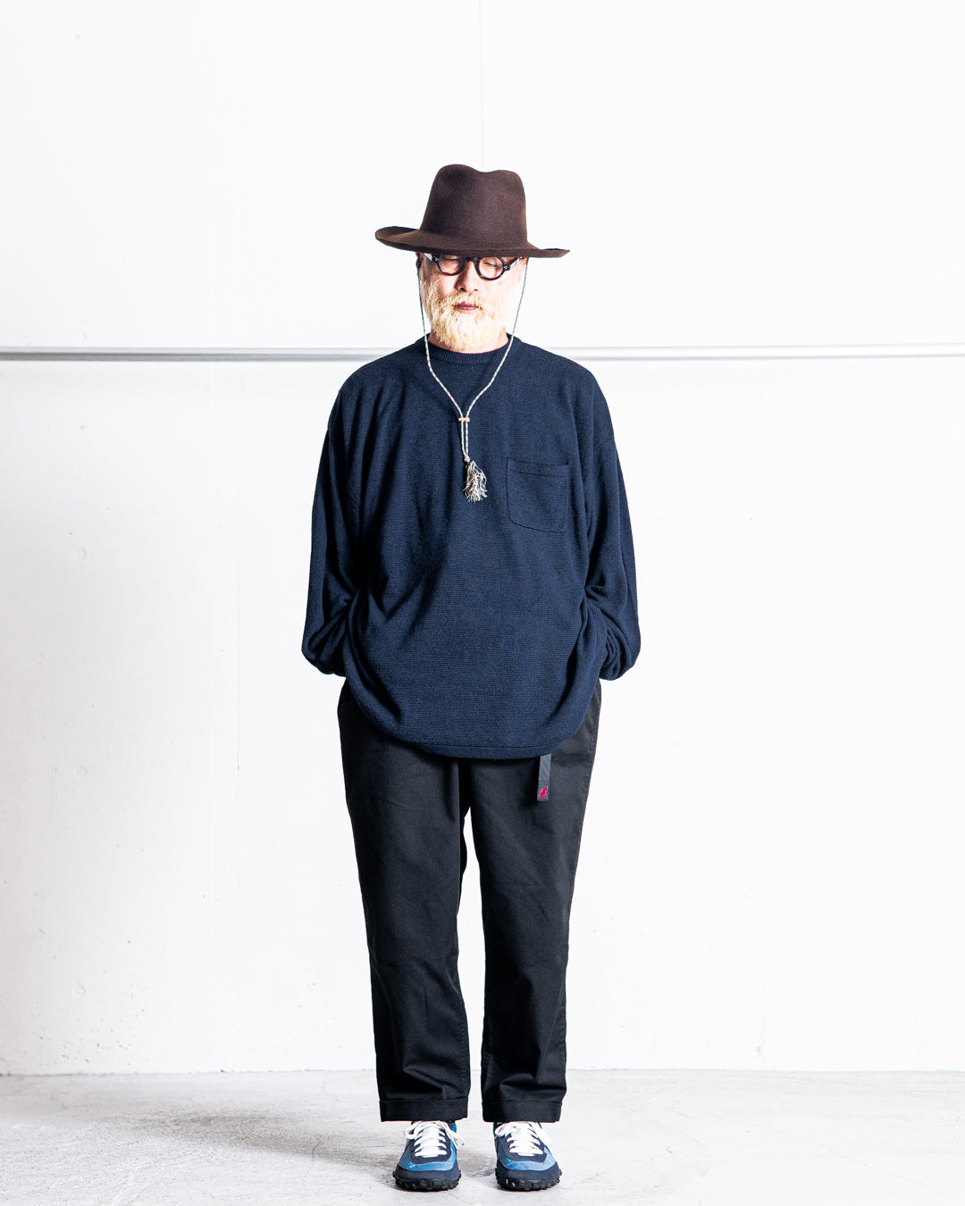 Gramicci TWILL TUCK TAPERD PANT