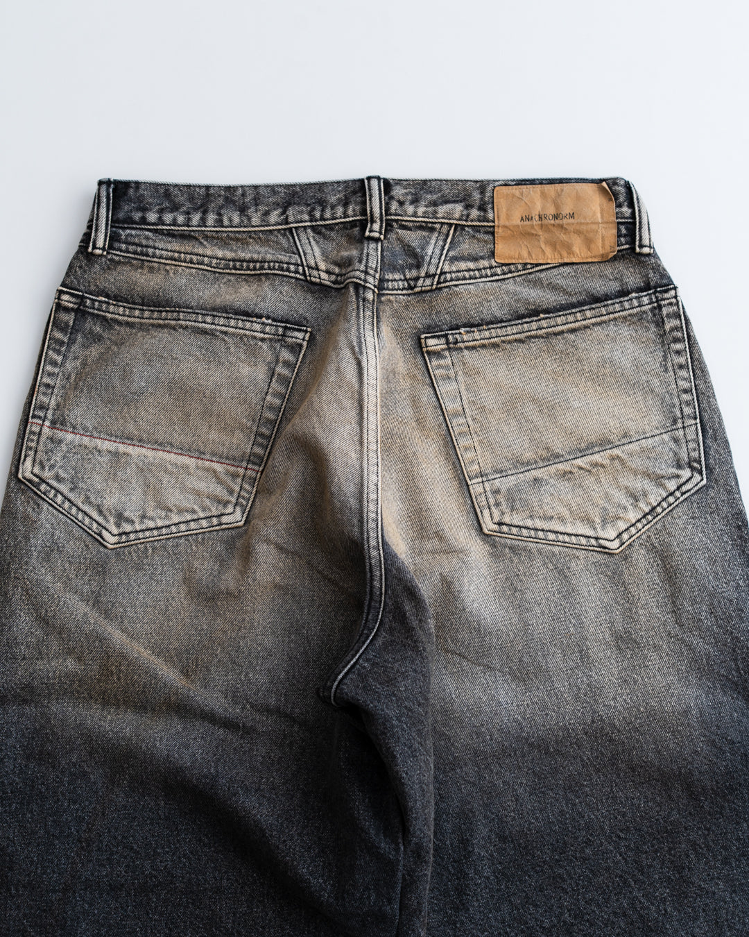 ANACHRONORM FRONT YORK WASHED DENIM PANTS (REMAKE)