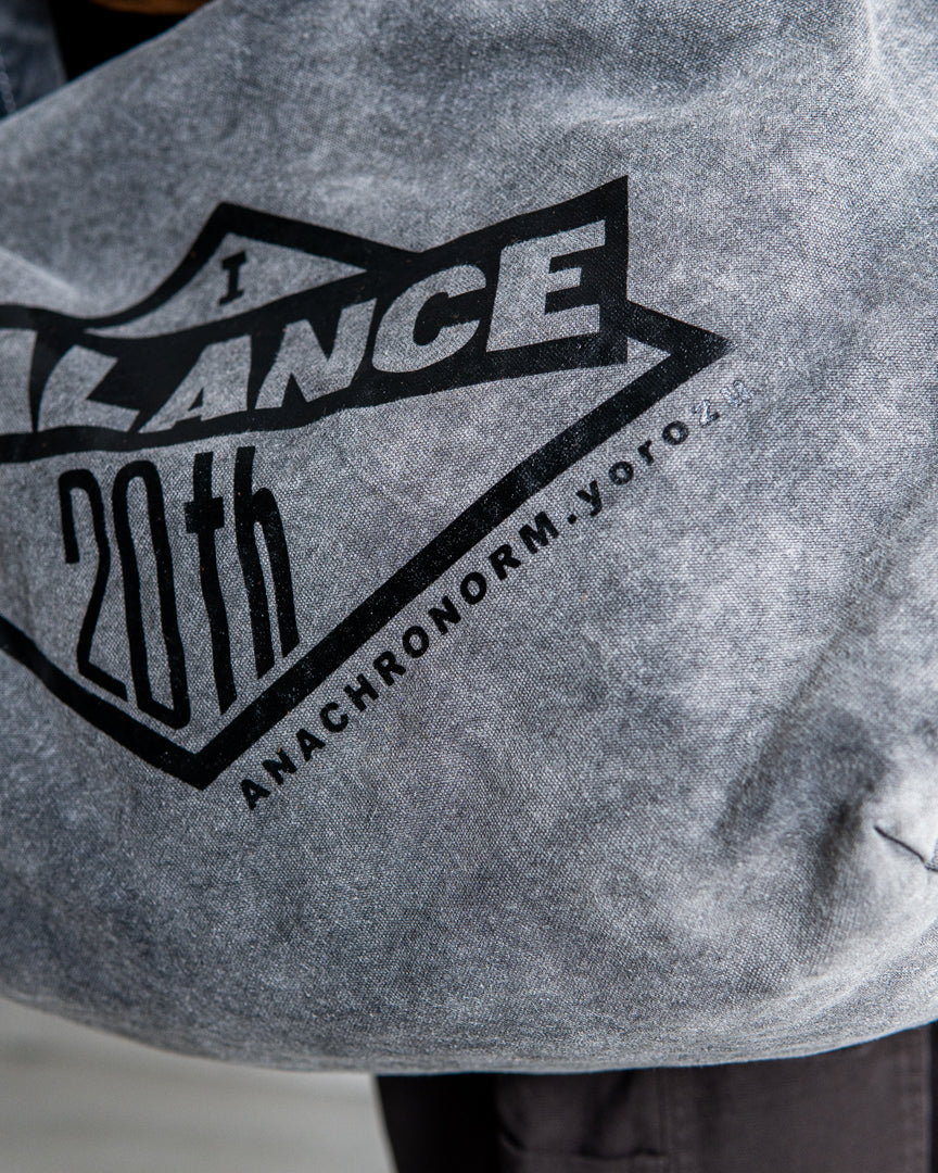 【COLLABORATION】ANACHRONORM × yorozu SULFUR DYED CANVAS タスキショルダー