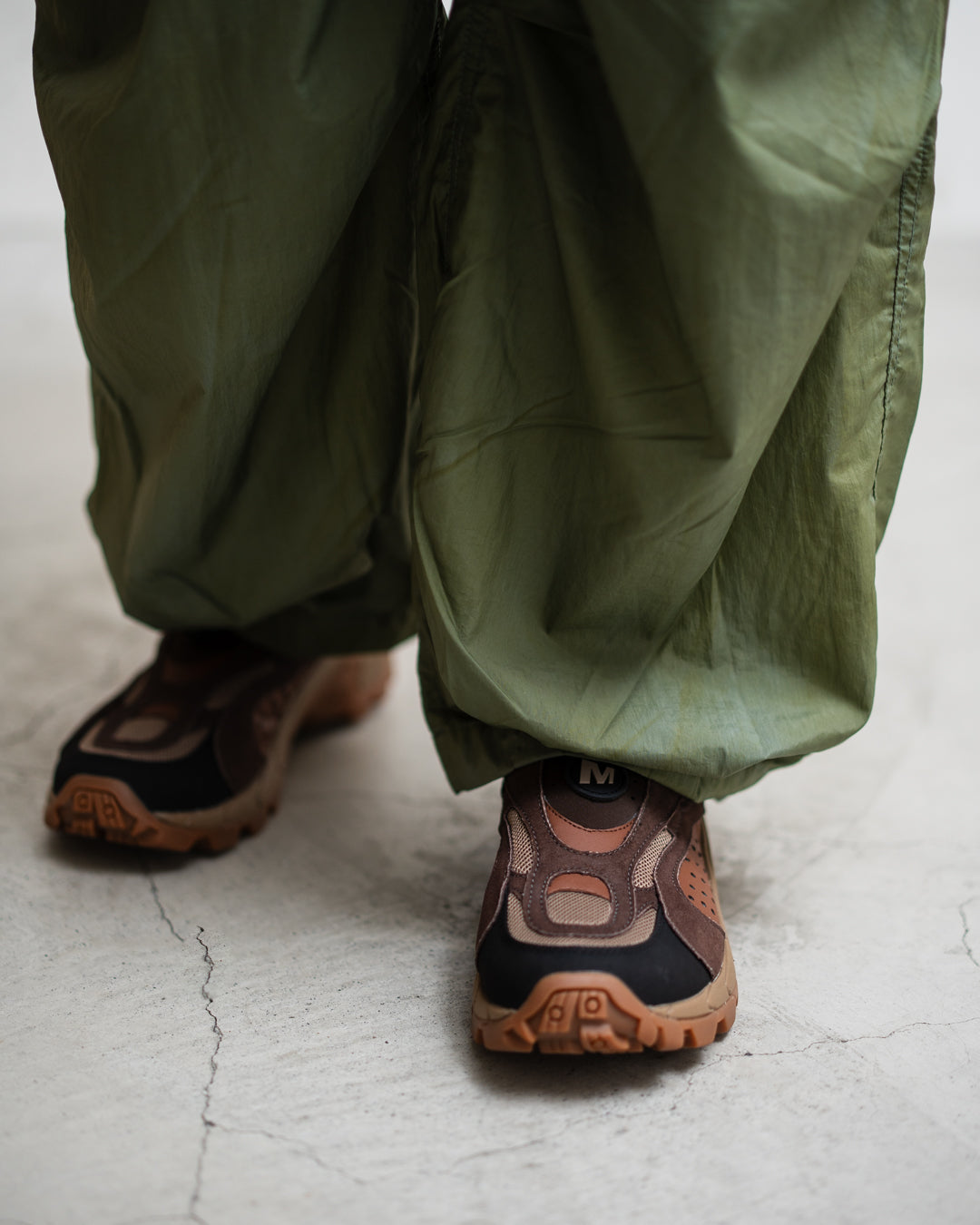 ANACHRONORM UTILITY NYLON TUCK EASY PANTS