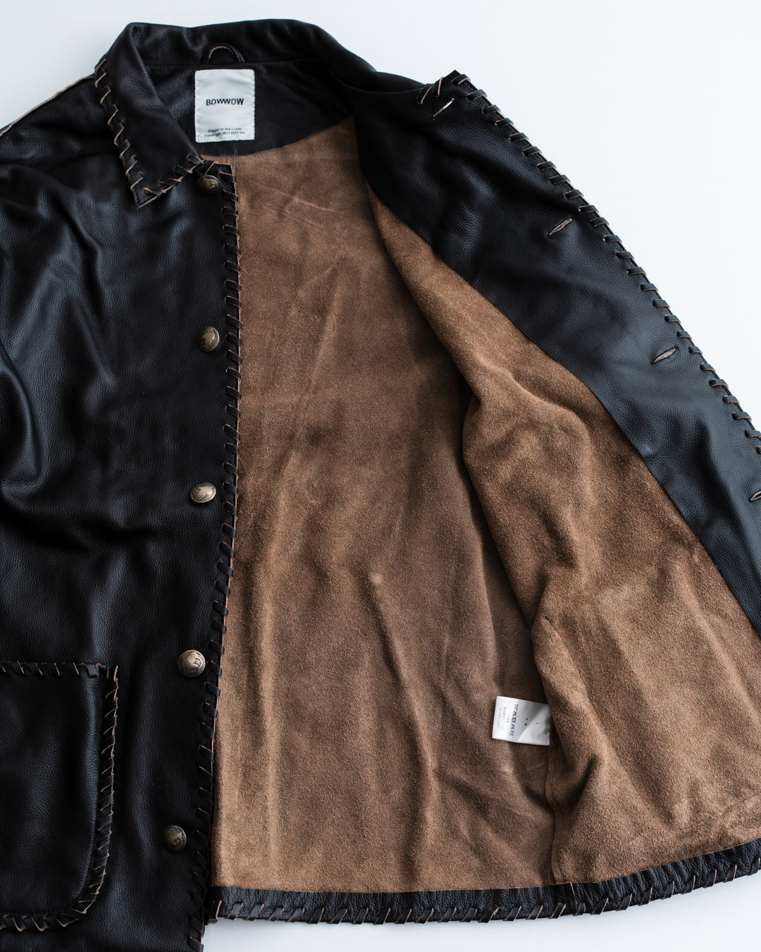 BOWWOW BRAIDED LEATHER COVERALL