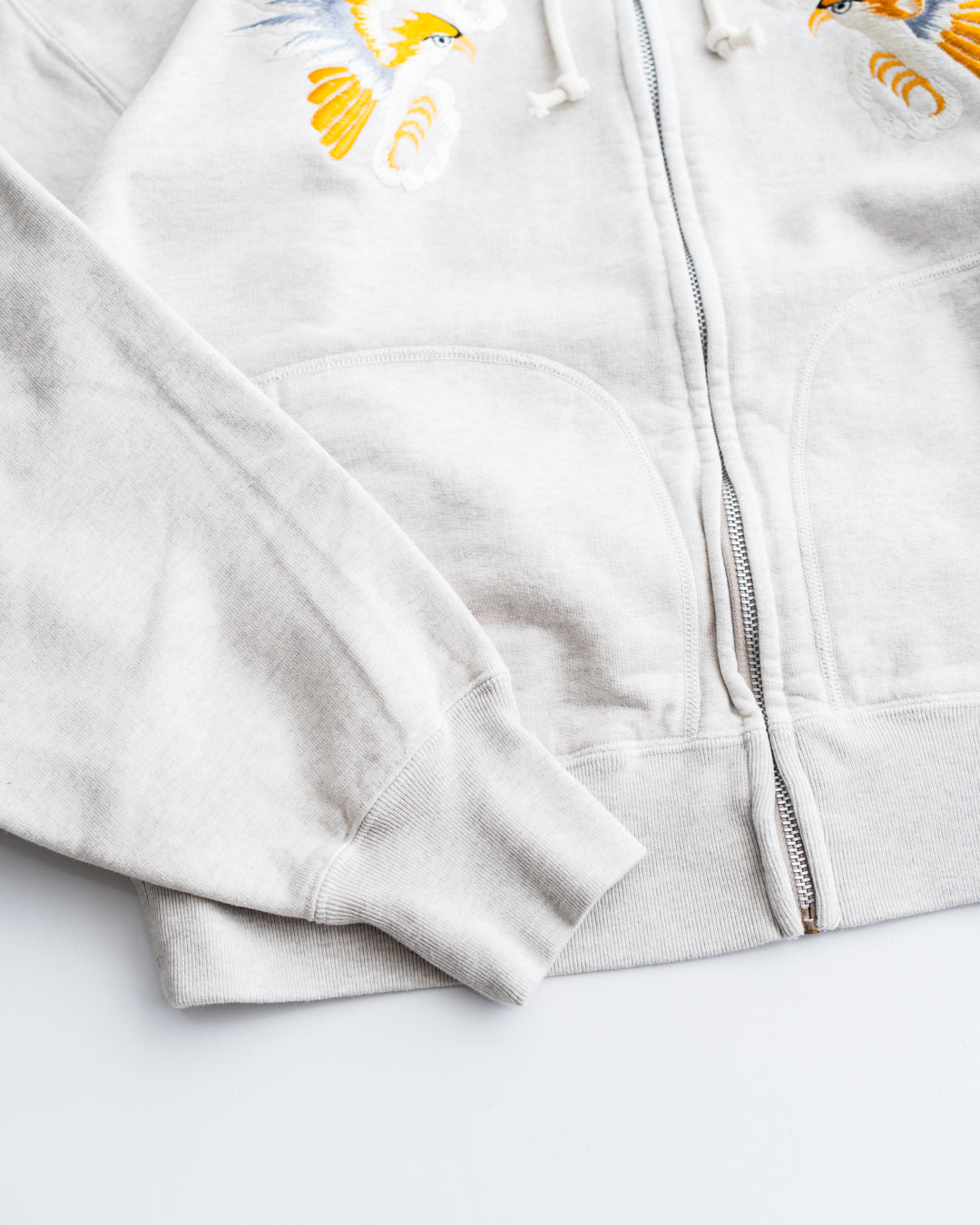 BOWWOW SUKAJAN EMB ZIP HOODIE AGED