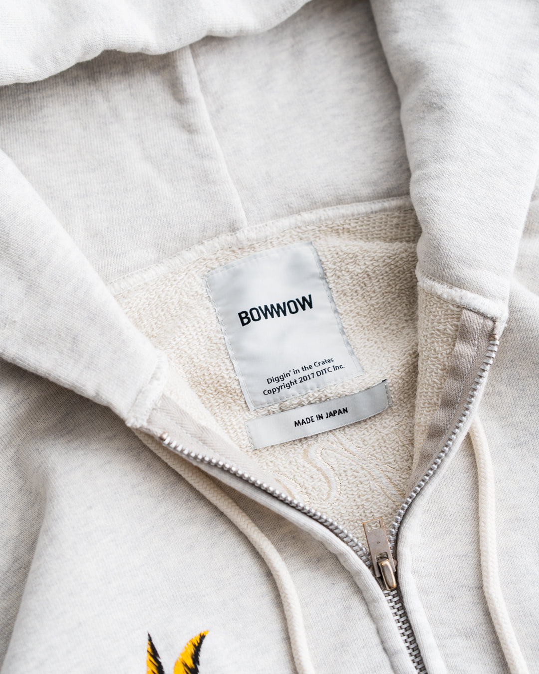 BOWWOW SUKAJAN EMB ZIP HOODIE AGED