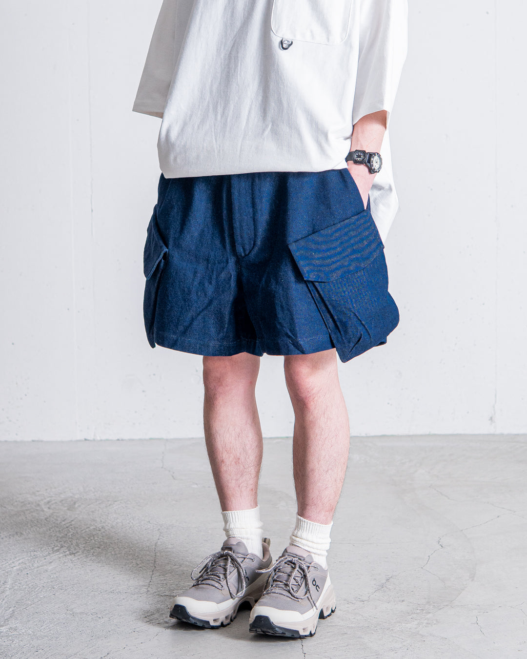 【RESTOCK】CMF OUTDOOR GARMENT PREFUSE SHORTS DENIM