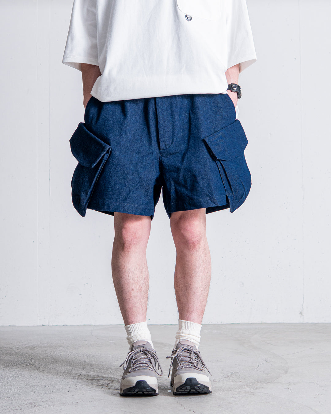【RESTOCK】CMF OUTDOOR GARMENT PREFUSE SHORTS DENIM