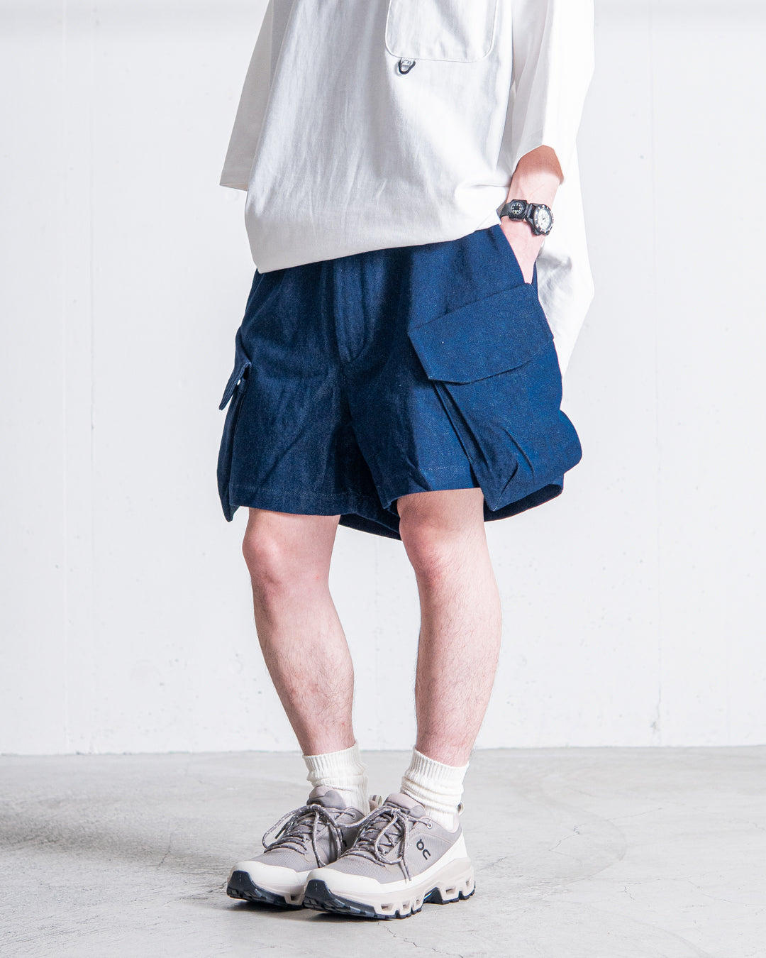 【RESTOCK】CMF OUTDOOR GARMENT PREFUSE SHORTS DENIM