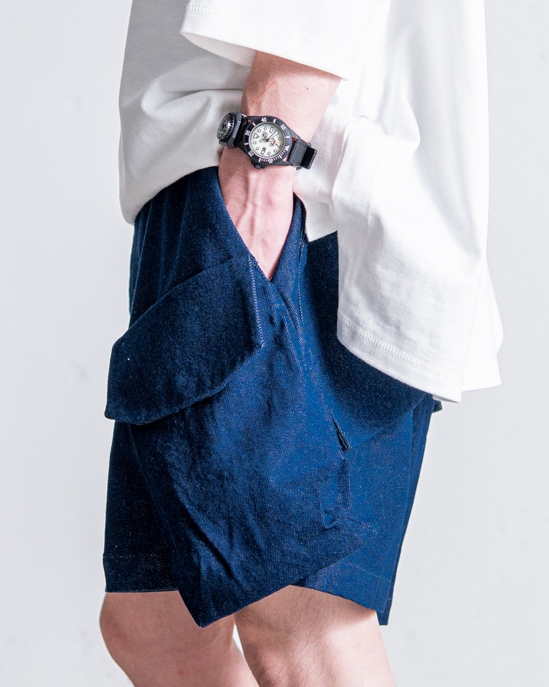 【RESTOCK】CMF OUTDOOR GARMENT PREFUSE SHORTS DENIM