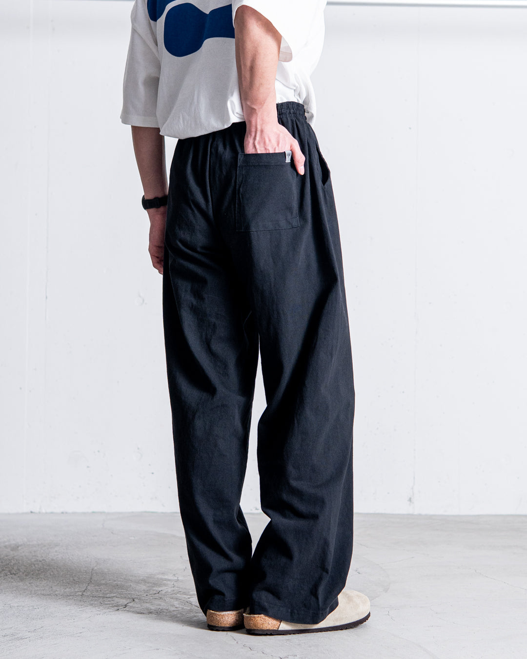 MINE Wide Relax Pants 8.5oz