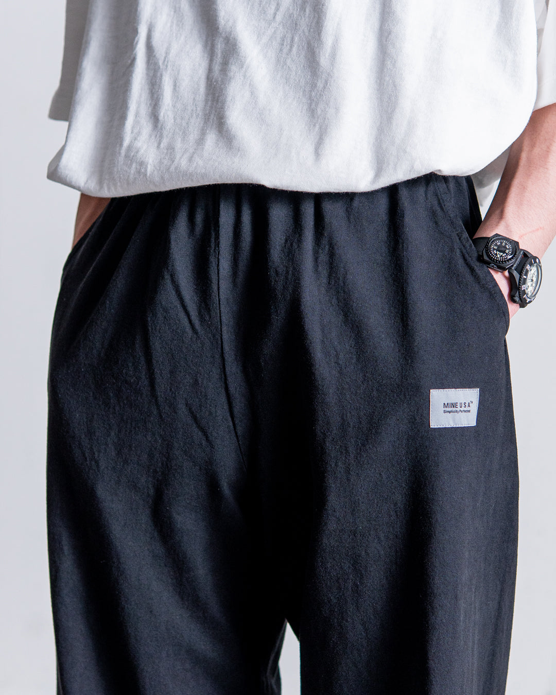 MINE Wide Relax Pants 8.5oz