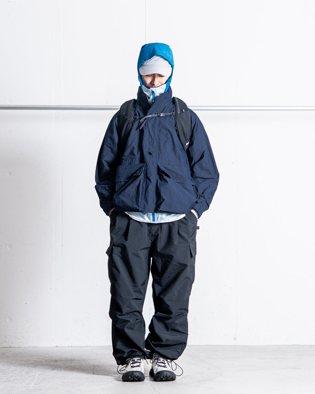 snow peak Indigo C/N Anorak