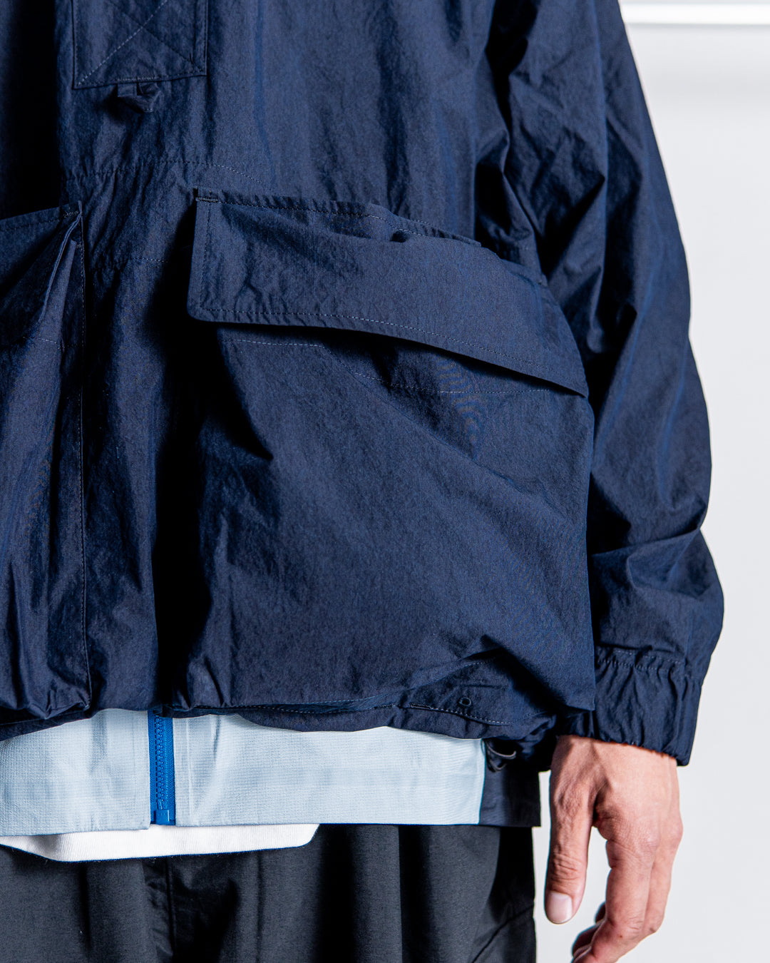 snow peak Indigo C/N Anorak