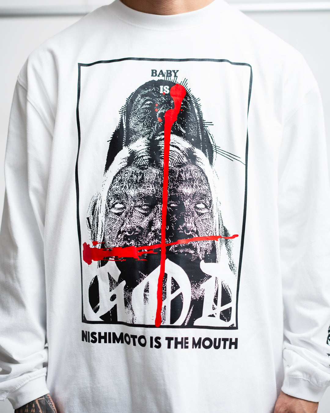 【COLLABORATION】NISHIMOTO IS THE MOUTH × Kosuke Kawamura L/S TEE