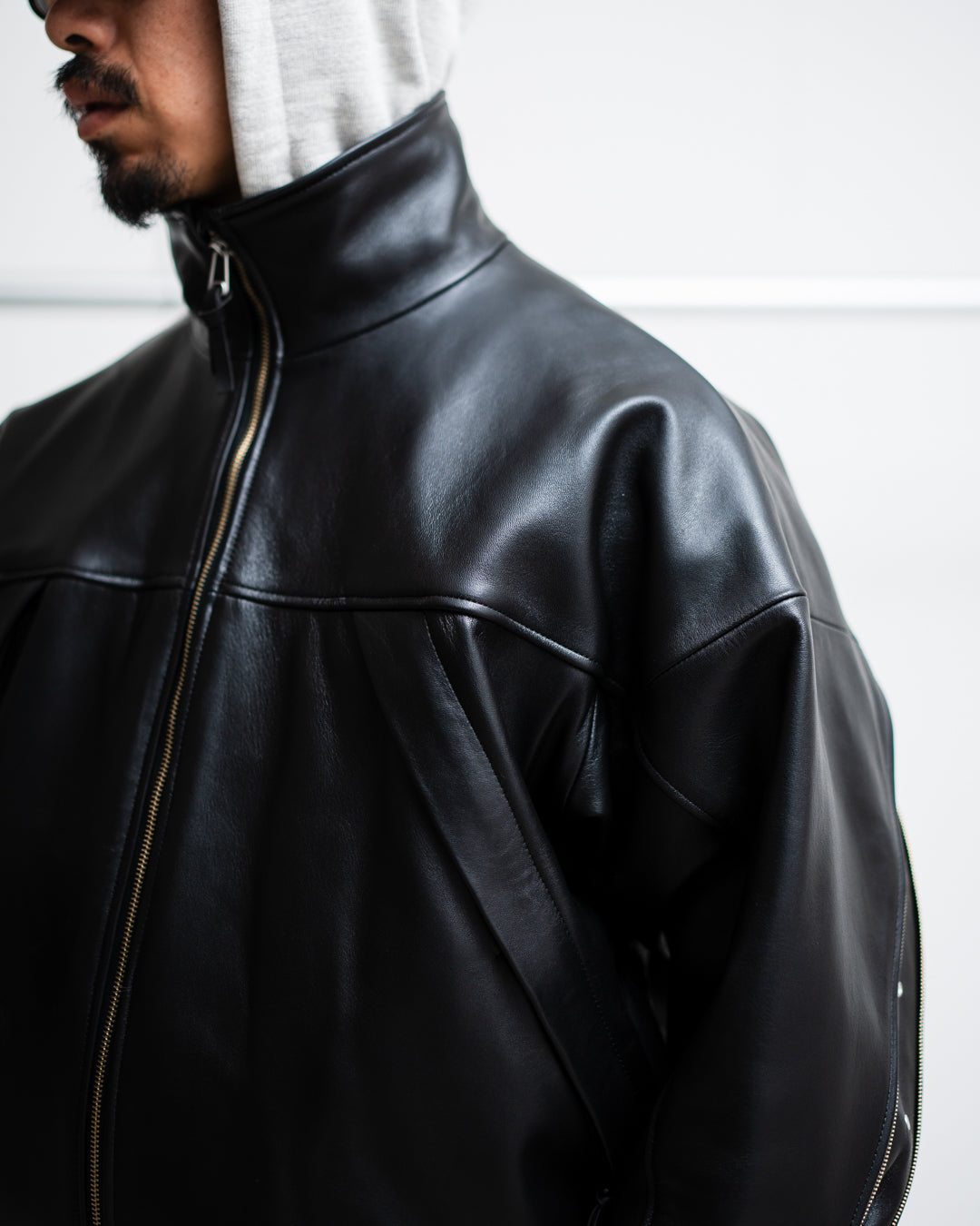 ROTOL LEATHER VENTILATION BLOUSON