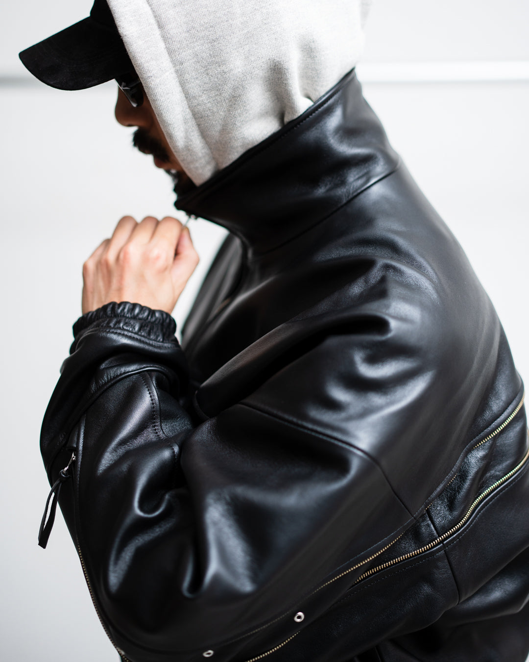 ROTOL LEATHER VENTILATION BLOUSON
