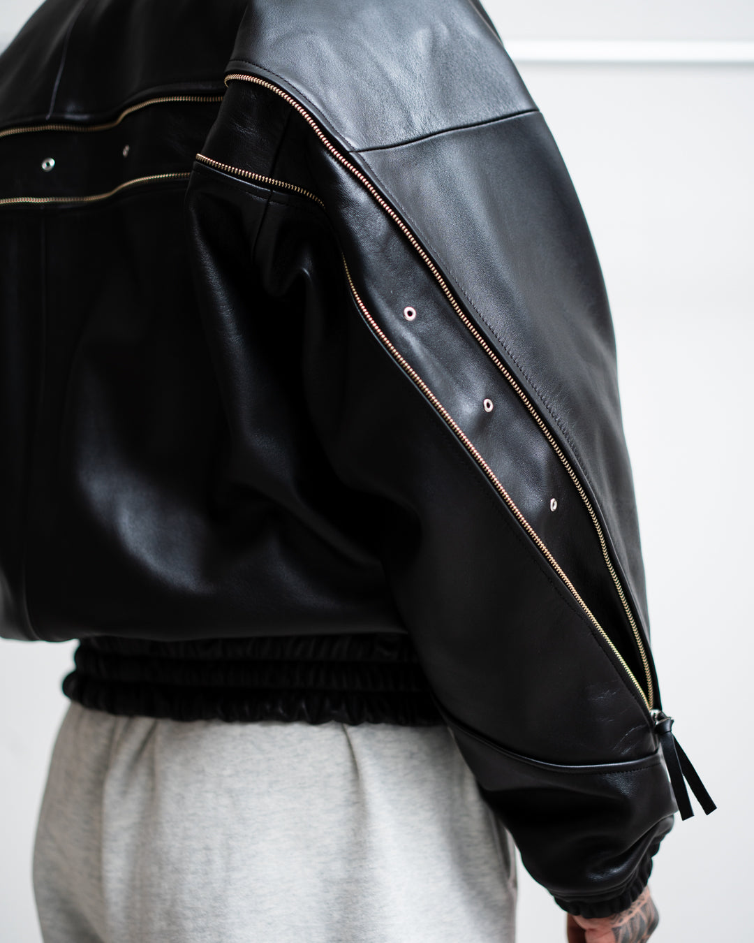 ROTOL LEATHER VENTILATION BLOUSON