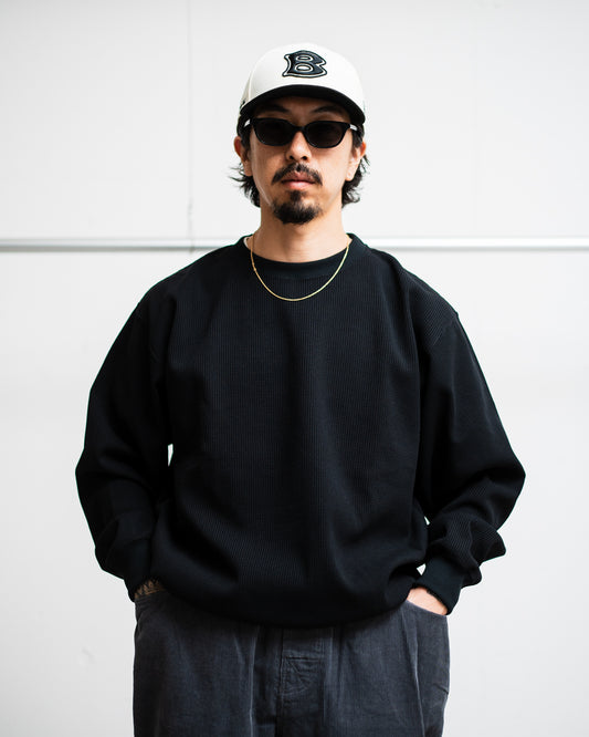 COMFORTABLE REASON Poly Waffle Sweat