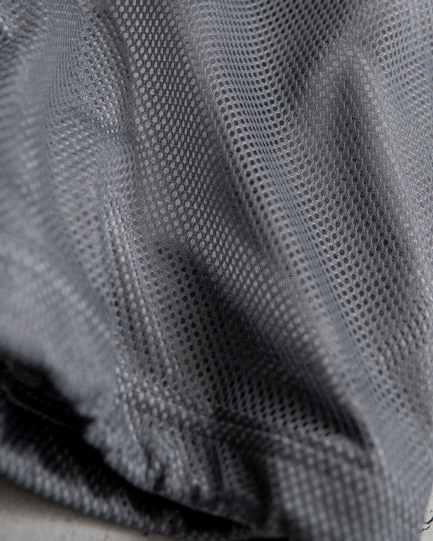 is-ness BALLOON DOUBLE LAYERED MESH SHORT SLEEVE TSHIRT