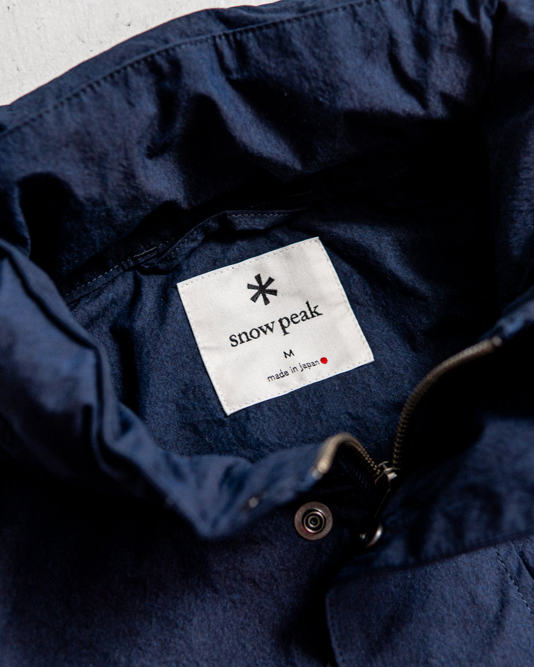 snow peak Indigo C/N Anorak