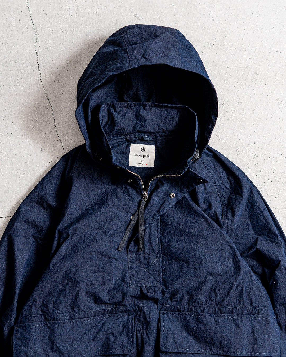 snow peak Indigo C/N Anorak