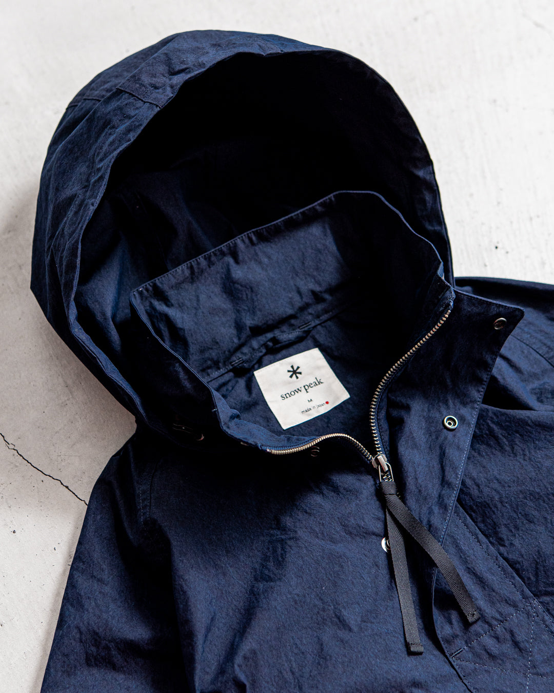 snow peak Indigo C/N Anorak