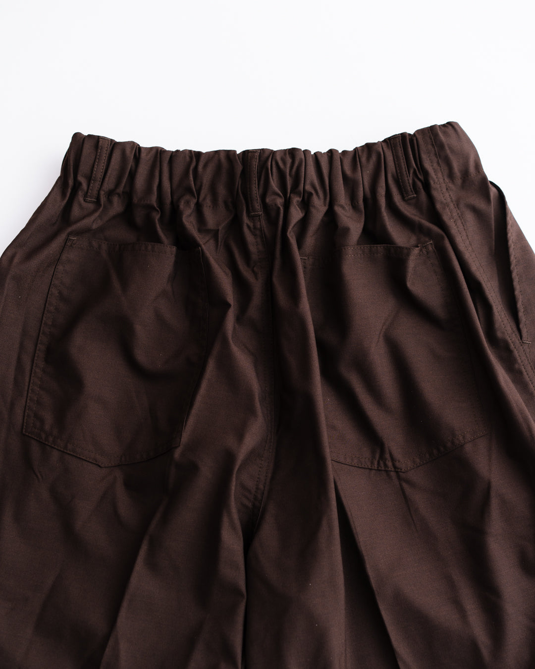 Sillage circular short pants - BROWN
