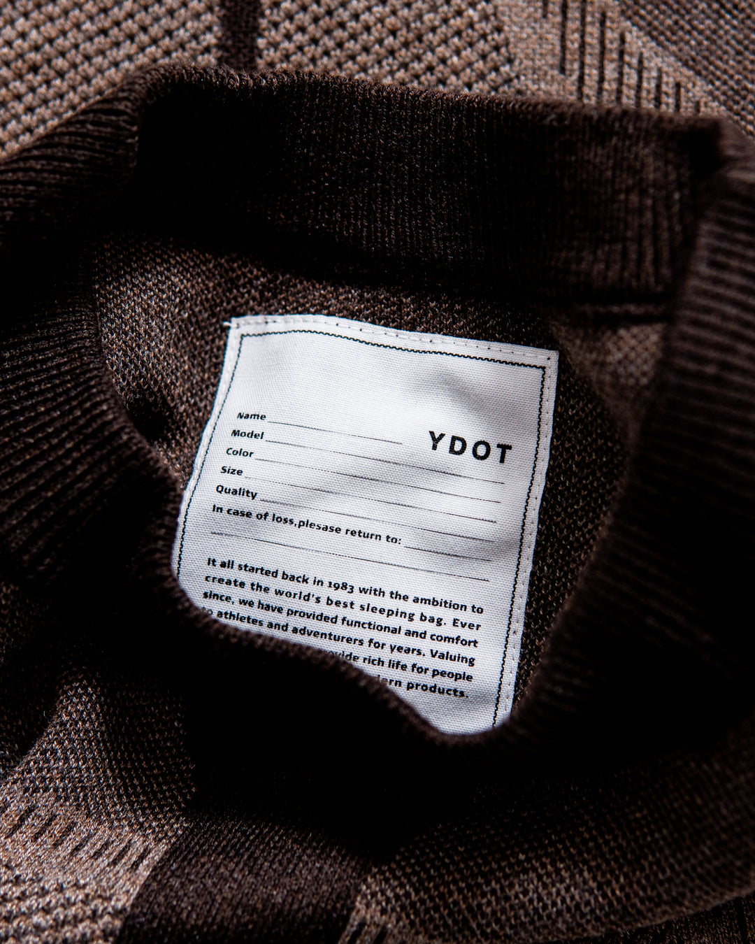 YDOT KNIT CREW NECK P/O
