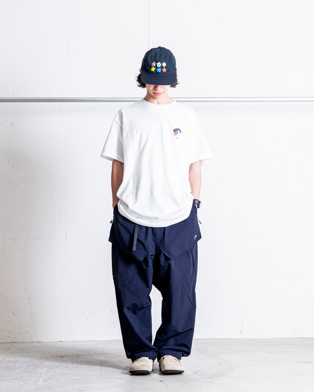 NICK GEAR Line Flower Cap