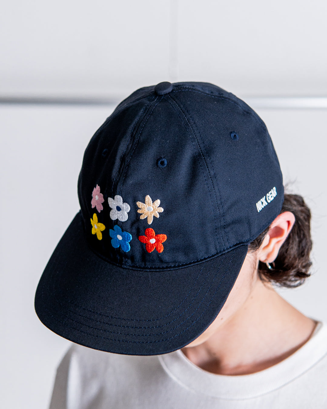 NICK GEAR Line Flower Cap
