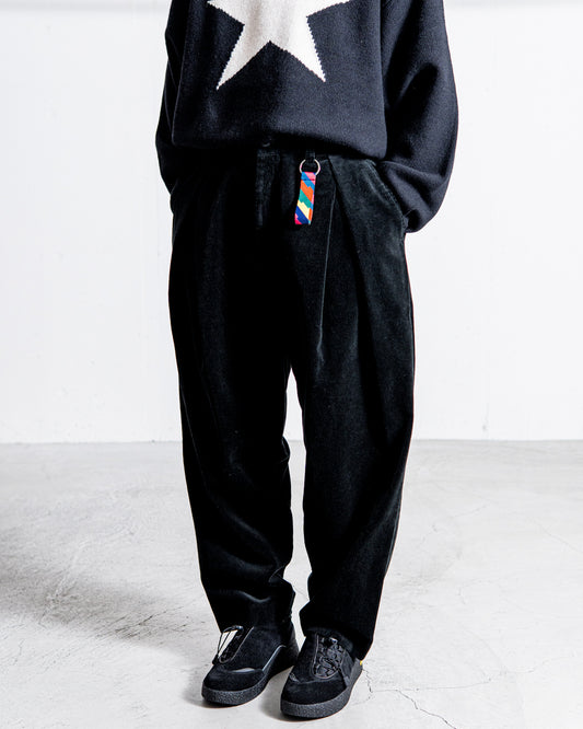 is-ness CORDUROY TUCK TROUSERS