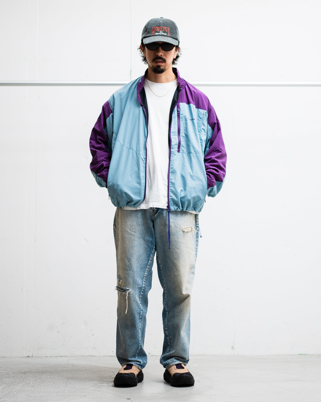 ANACHRONORM EXCHANGE PATTERN NYLON JACKET
