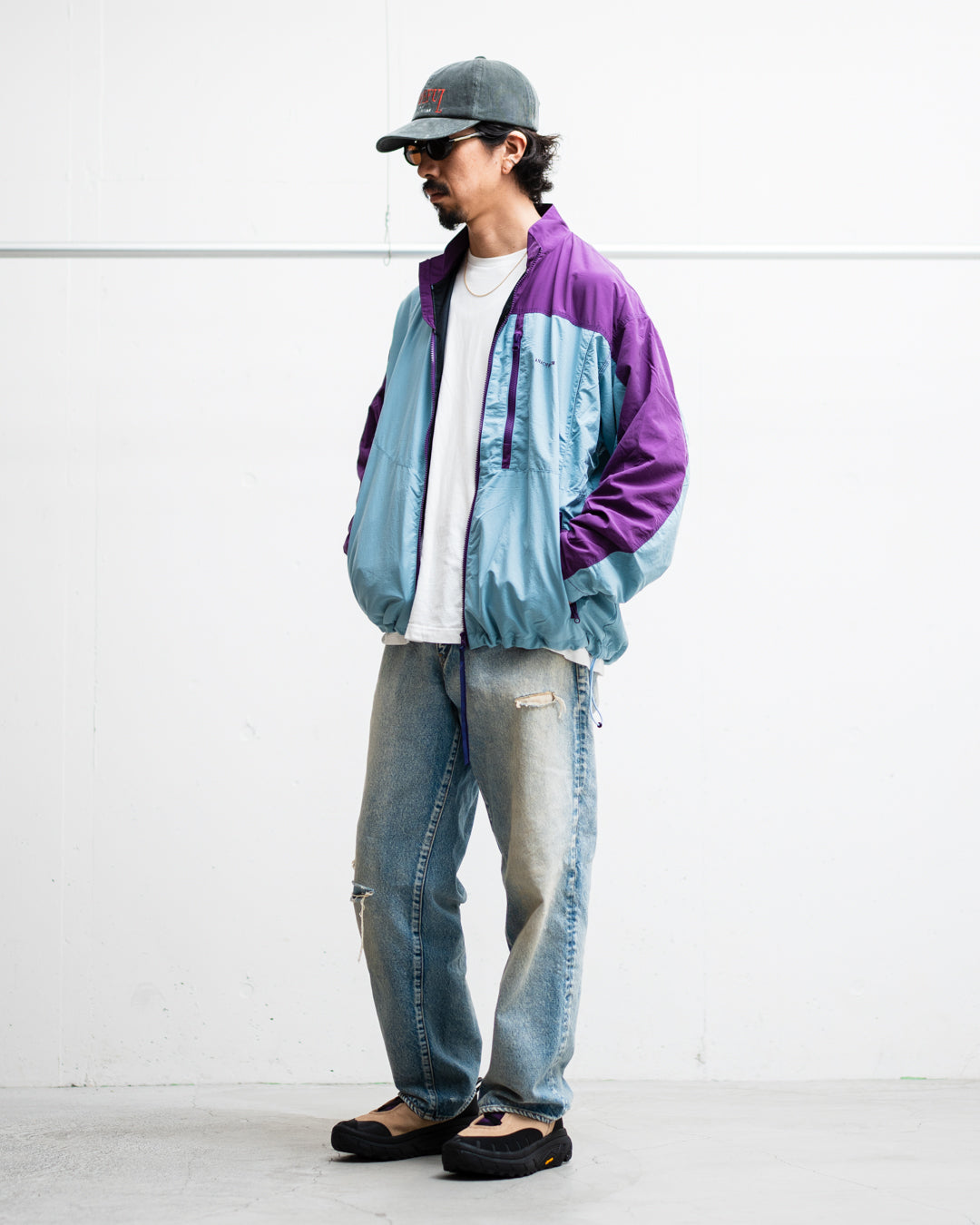 ANACHRONORM EXCHANGE PATTERN NYLON JACKET