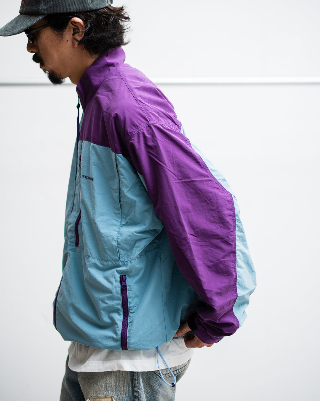 ANACHRONORM EXCHANGE PATTERN NYLON JACKET