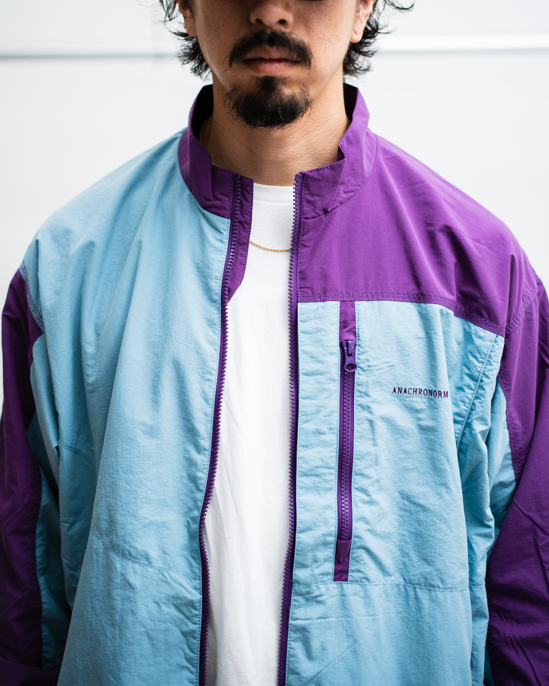 ANACHRONORM EXCHANGE PATTERN NYLON JACKET