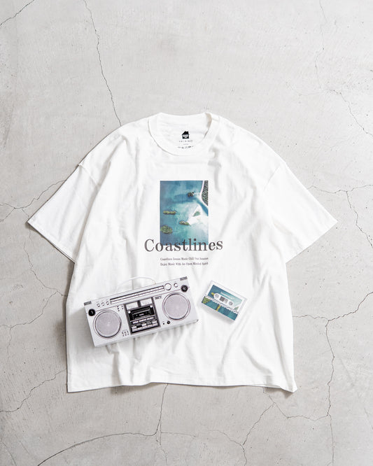 【Special Edition】ISNESS MUSIC Coastlines T-SHIRT with cassette tape