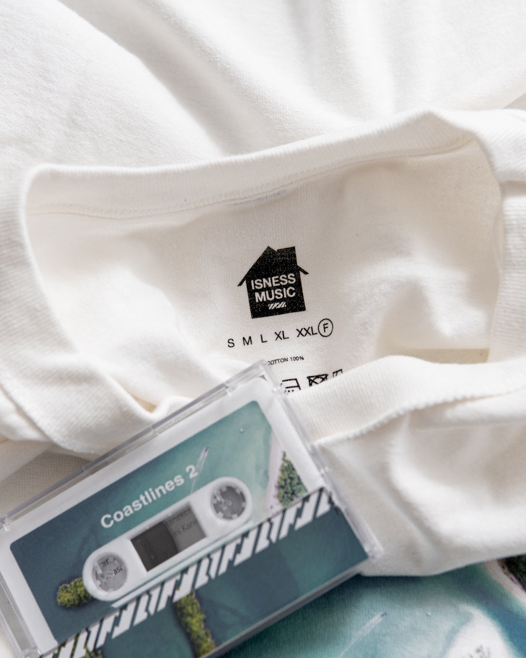 【Special Edition】ISNESS MUSIC Coastlines T-SHIRT with cassette tape
