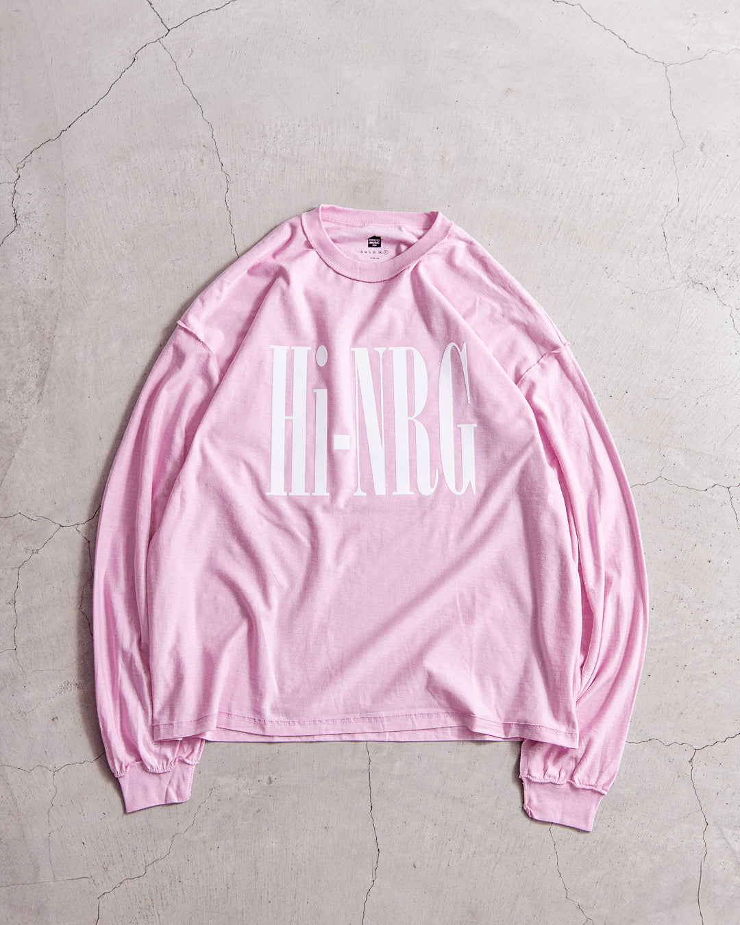 ISNESS MUSIC HI-NRG LONG SLEEVE T-SHIRT