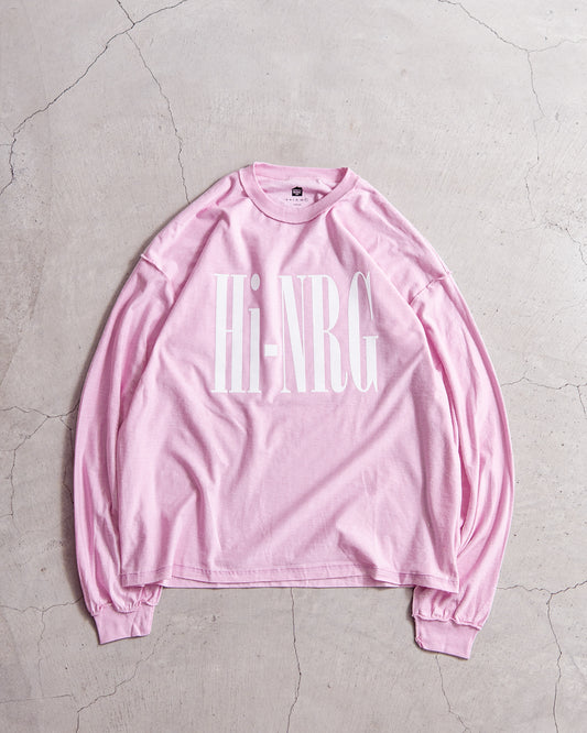 ISNESS MUSIC HI-NRG LONG SLEEVE T-SHIRT