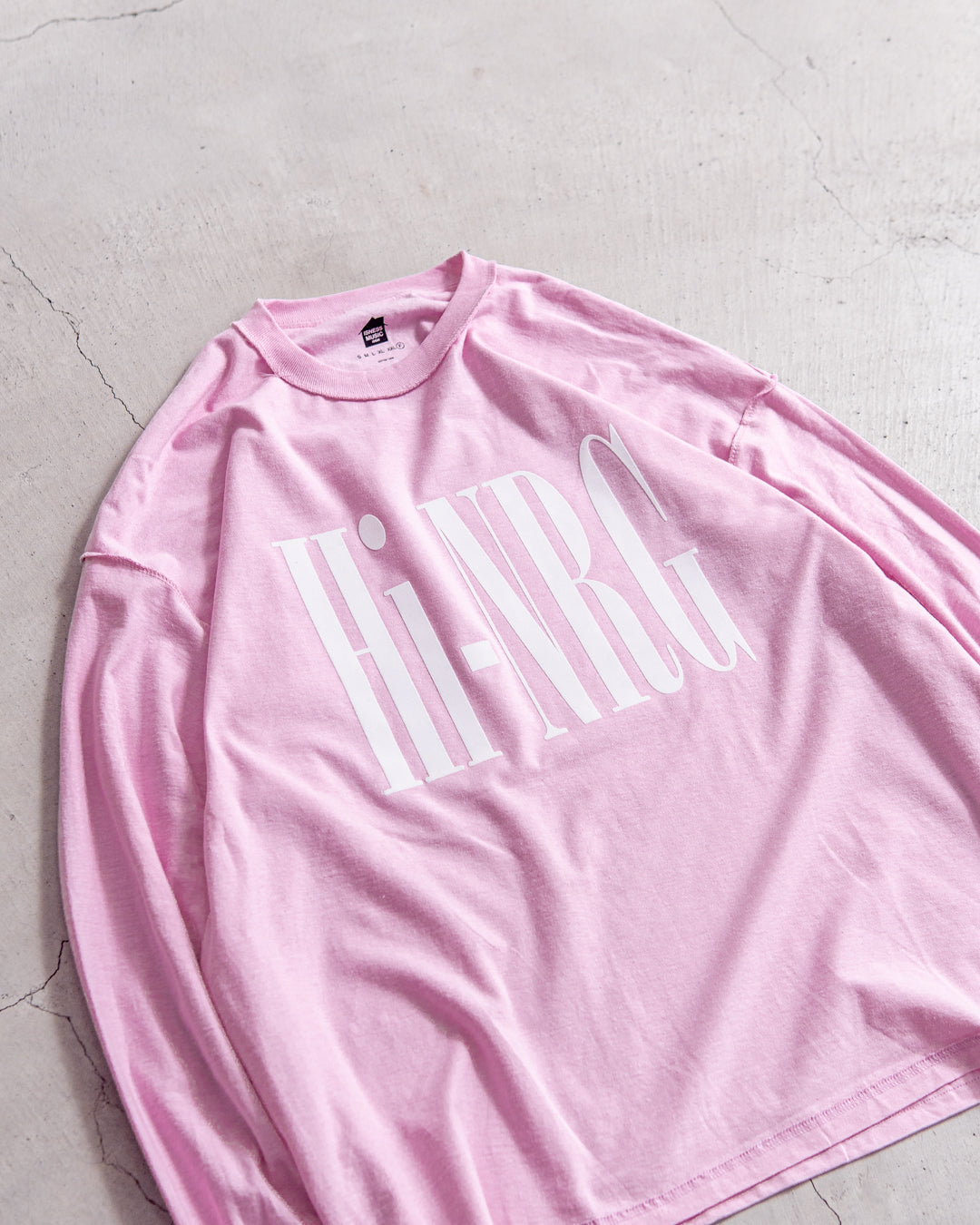 ISNESS MUSIC HI-NRG LONG SLEEVE T-SHIRT