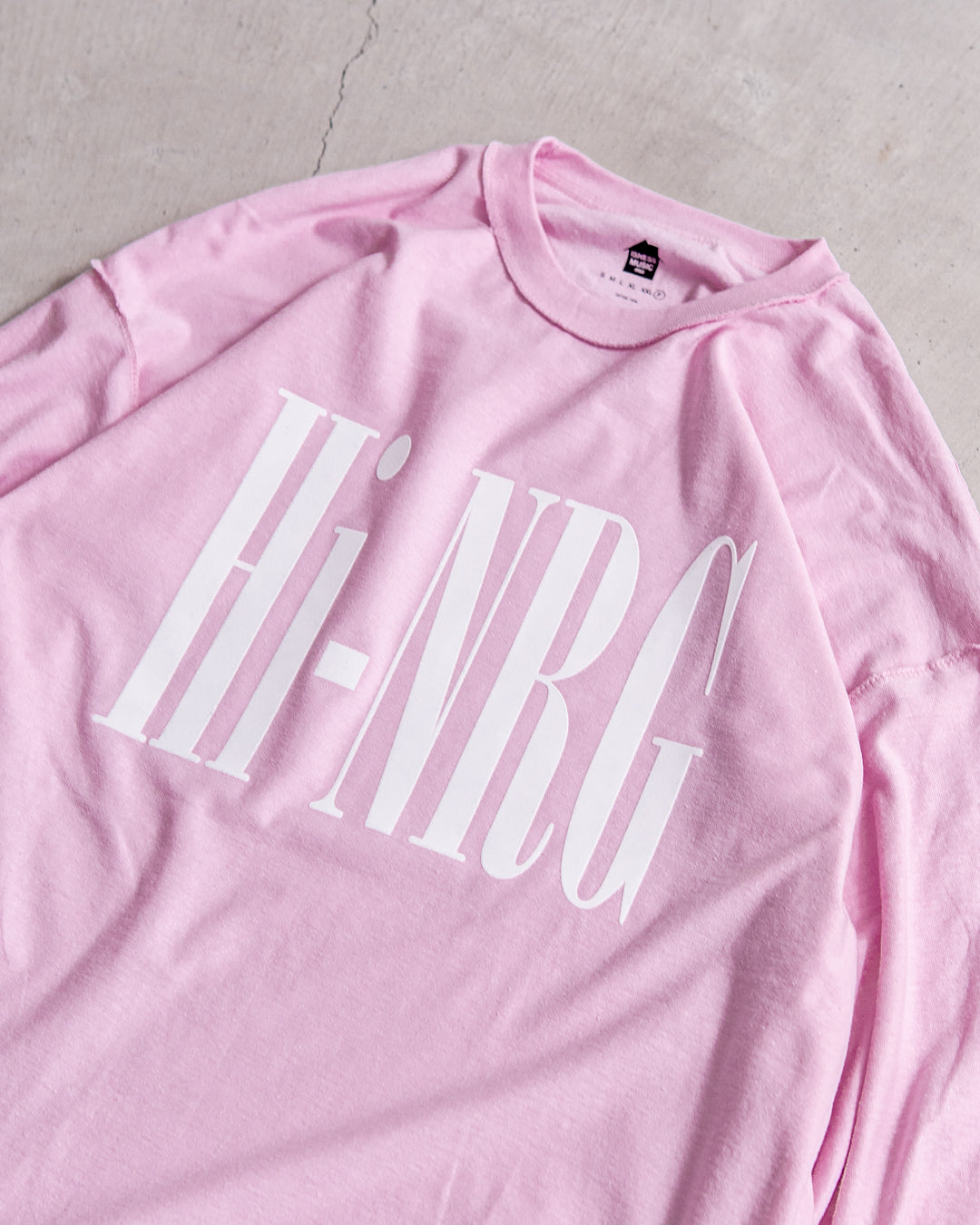 ISNESS MUSIC HI-NRG LONG SLEEVE T-SHIRT