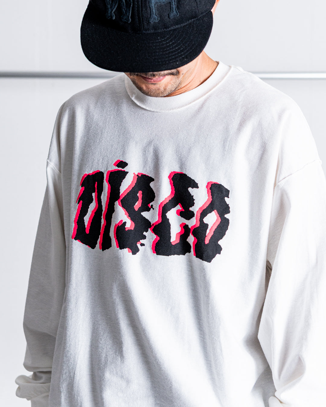 ISNESS MUSIC DISCO PUNK LONG SLEEVE T-SHIRT