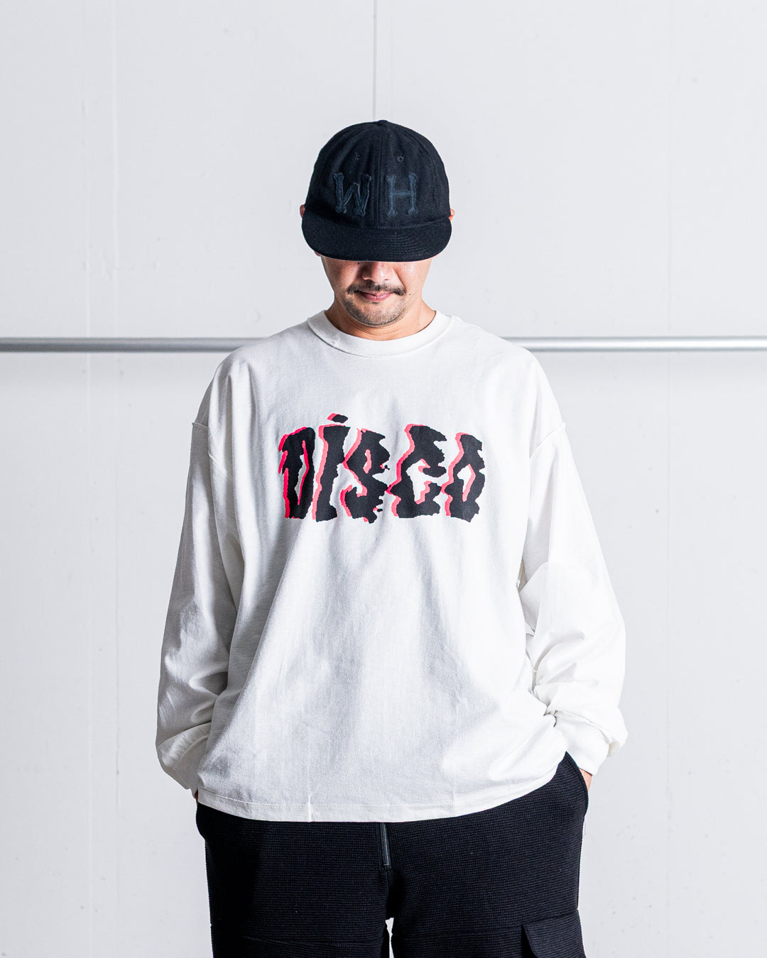 ISNESS MUSIC DISCO PUNK LONG SLEEVE T-SHIRT