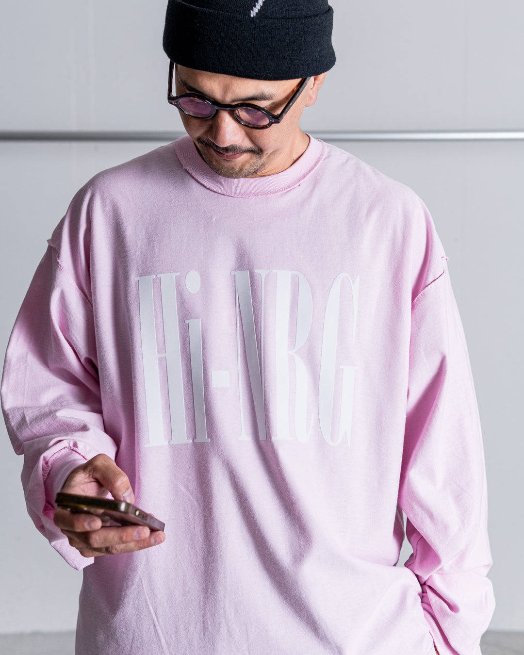 ISNESS MUSIC HI-NRG LONG SLEEVE T-SHIRT