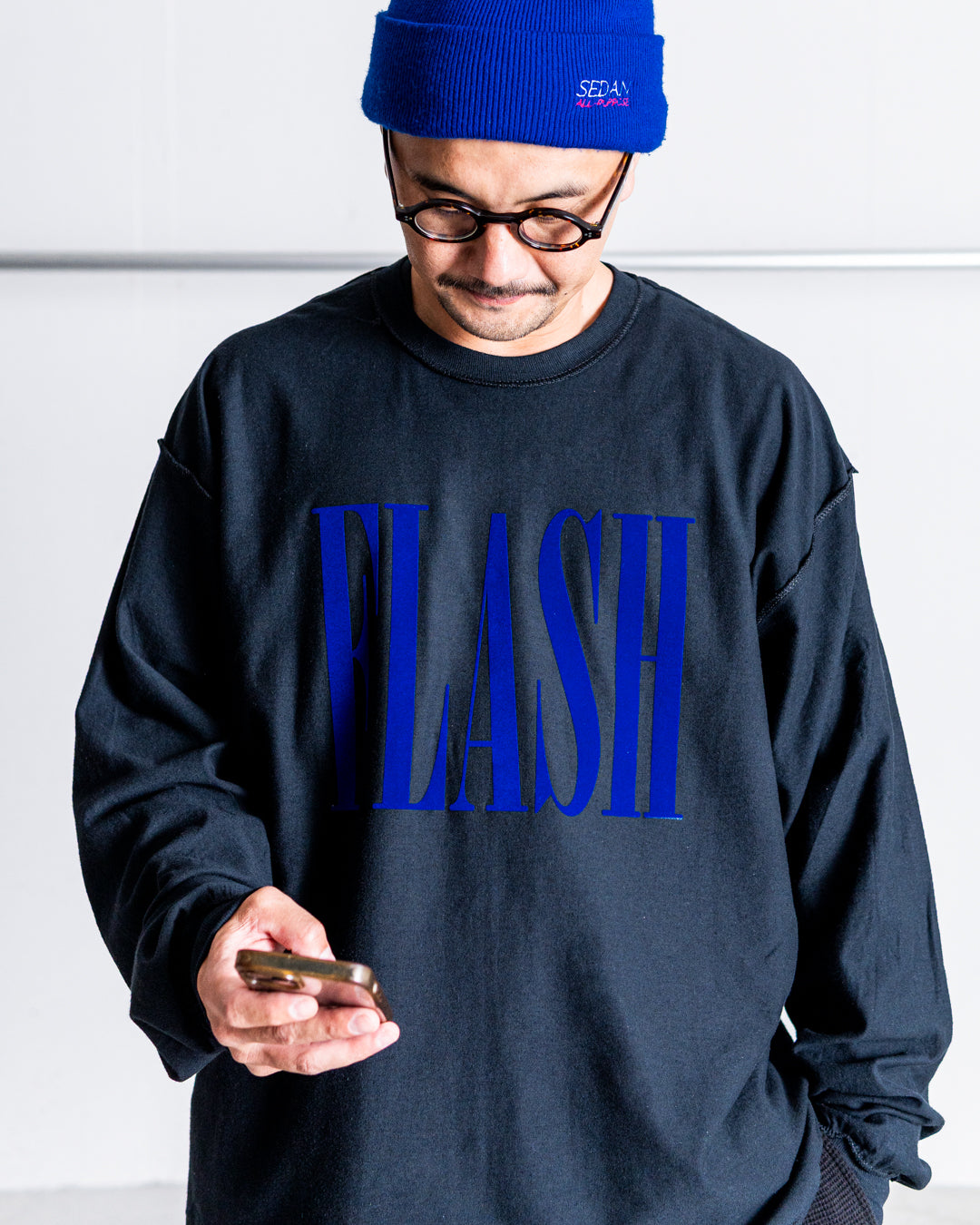 ISNESS MUSIC FLASH LONG SLEEVE T-SHIRT