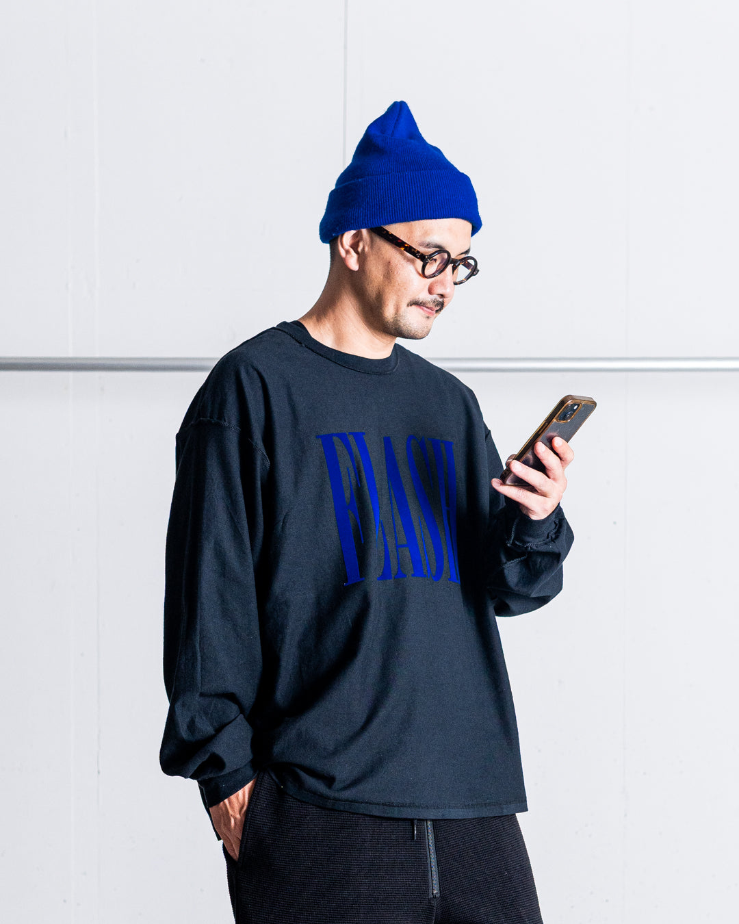ISNESS MUSIC FLASH LONG SLEEVE T-SHIRT